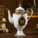 Vintage Gold Flower Bone China Tea Set-6