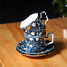 Blue Starry Sky Hand-Painted Ceramic Tea Set-4