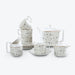 Modern Gold Trim Ceramic Tea Set-5