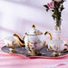 Branches and Flowers Bone China Gold Trim Tea Set-2