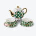 Modern Geometric Gold Trim Ceramic Tea Set-4