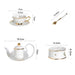 Luxury Bone China Gold Trim Tea Set-6