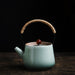 Vintage Ceramic Teapot with Loop-Handle-2
