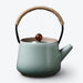 Vintage Ceramic Teapot with Loop-Handle-1