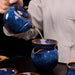 Blue Flambe Glaze Ceramic Kung Fu Tea Set-4