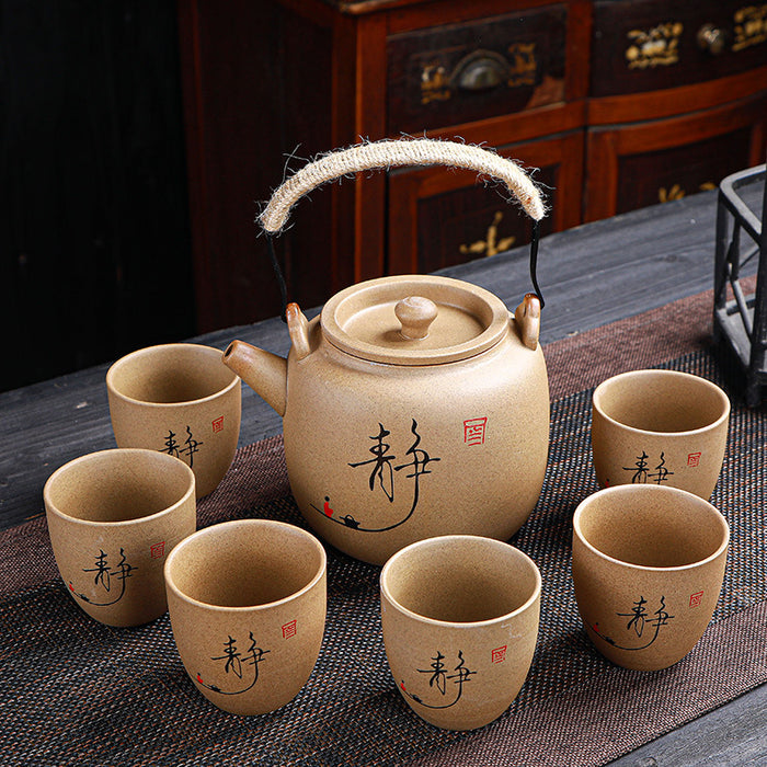 Handmade Vintage Ceramic Kung Fu Tea Set-5