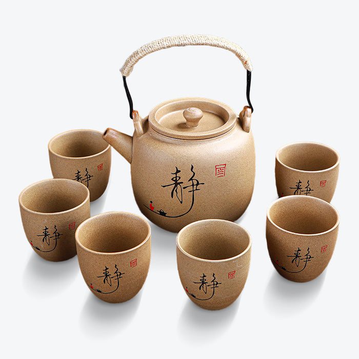 Handmade Vintage Ceramic Kung Fu Tea Set-4