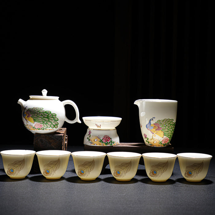 Elegant Ceramic Kung Fu Tea Set-6