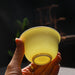 Gem Luster Yellow Glazed Jade Kung Fu Tea Set-5