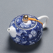 Blue and White Flower Ceramic Kung Fu Tea Set-6