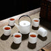 Delicate White Porcelain Kung Fu Tea Set-3