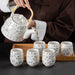 Chinese Classical Flower Kung Fu Tea Set-8