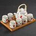 Chinese Classical Flower Kung Fu Tea Set-9