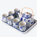 Chinese Flower Ceramic Kung Fu Tea Set-7