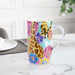 Giraffe Flowers Ceramic Coffee Mug - HauSweet
