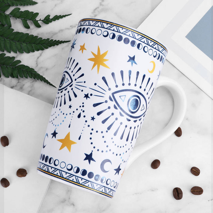 Boho Eyes Ceramic Coffee Mug
