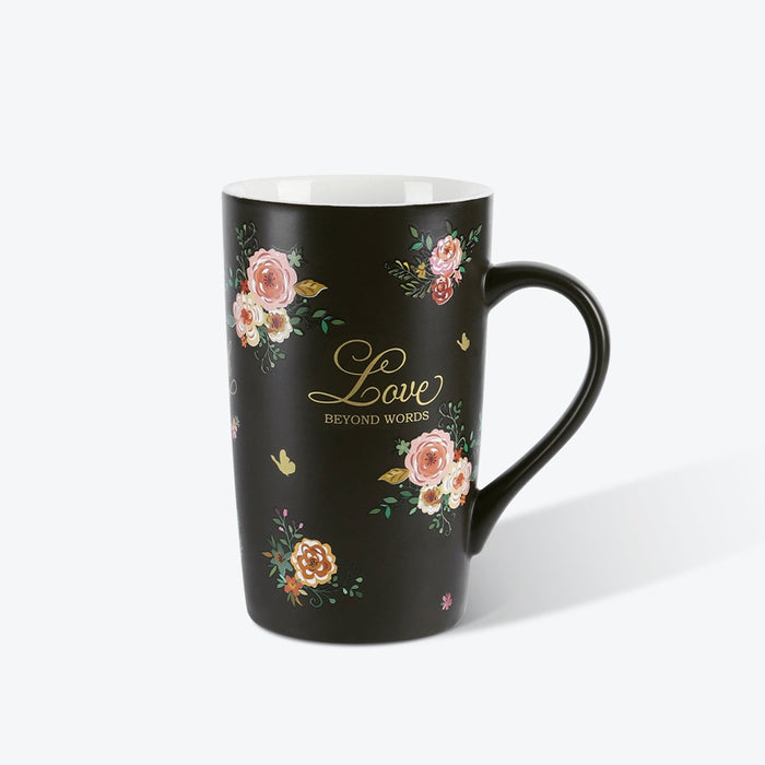 Vintage Flowers Ceramic Coffee Mug